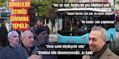 Sivas’ta ulaşım zammı sonrası tepki yağıyor
