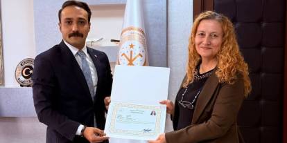 Kaymakam Koca’dan Berk’e başarı belgesi