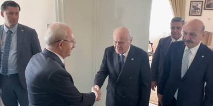 Bahçeli ile Kılıçdaroğlu bir araya geldi