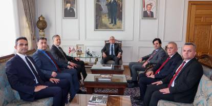 SGK heyetinden Sivas Valisi Şimşek’e ziyaret