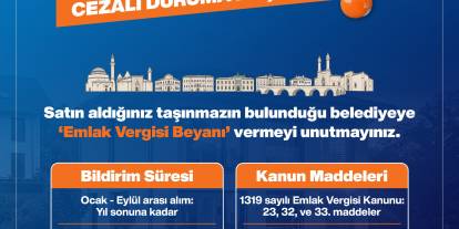 Sivas Belediyesi’nden Gayrimenkul Alanlara Uyarı