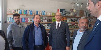 CHP’den Kangal’da esnaf ve kurumlara ziyaret