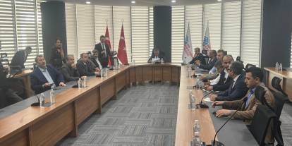 SBTÜ’de senato toplantısına Abdullah Güler katıldı