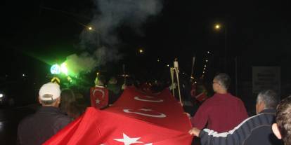 Cumhuriyet coşkusu kortejle yaşandı