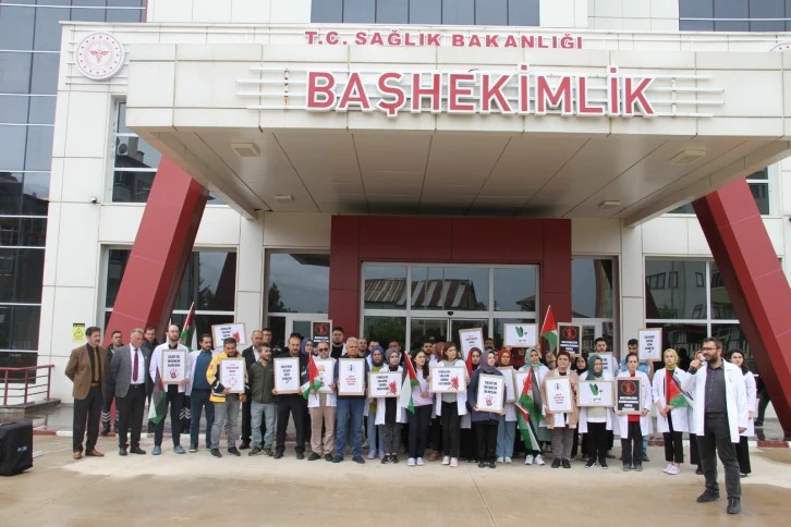 Sivas'ta Doktorlardan Gazze Halkına Destek   