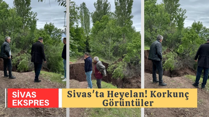 Sivas'ta Heyelan, Korkunç Görüntüler