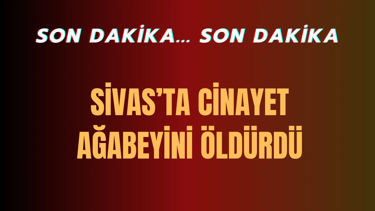 Sivas'ta Kardeş Cinayeti