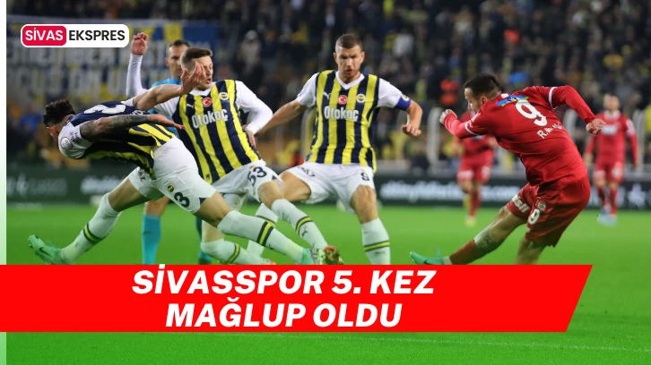 Sivasspor 5. Kez Mağlup Oldu
