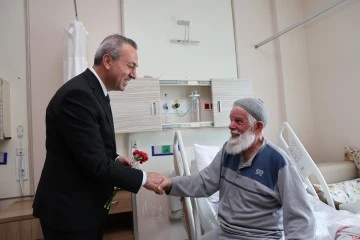Başkan Uzun Hastaları Ziyaret Etti