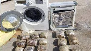 Çamaşır Makinesinden Uyuşturucu Sakladılar 
