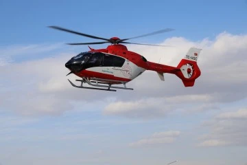 Helikopter Ambulans Ağır Yaralı Hasta İçin Havalandı