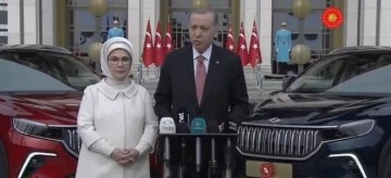 İlk TOGG Erdoğan'a Teslim Edildi