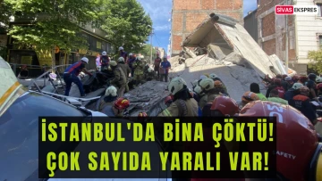 İstanbul'da Bina Çöktü!