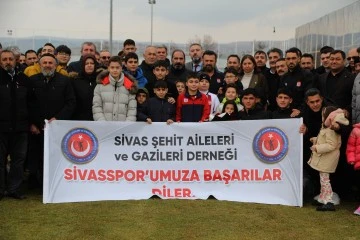 Şehit Ailelerinden Sivasspor'a Destek