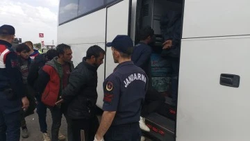 Sivas'ta 134 Kaçak Göçmen Yakalandı