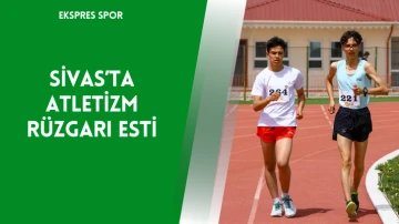 Sivas’ta Atletizm Rüzgarı Esti
