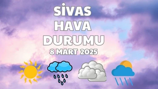 Sivas'ta Bugün Hava Nasıl Olacak? - 8 Mart 2025
