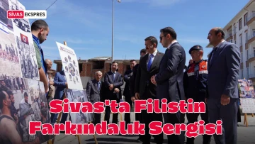 Sivas'ta Filistin Farkındalık Sergisi 