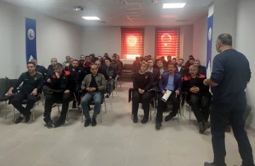 Sivas'ta İtfaiye Personellerine Eğitim