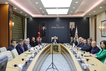 Sivas'ta Seçim Güvenliği  Toplantısı