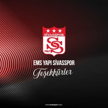 Sivasspor'dan Kayserispor'a Teşekkür