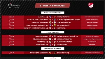 Süper Lig'de Maç Programı Açıklandı